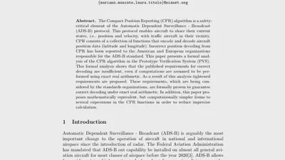 A Formal Analysis of the Compact Position Reporting Algorithm featured image