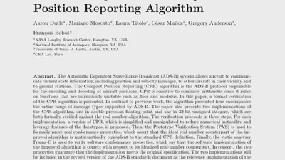 Formal analysis of the compact position reporting algorithm featured image